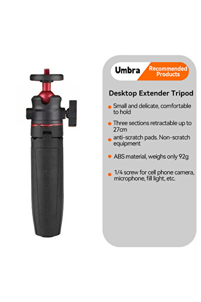 Choice Black Extension Tripod Selfie Stick Tripod Stand Desktop Tripod Handhe...