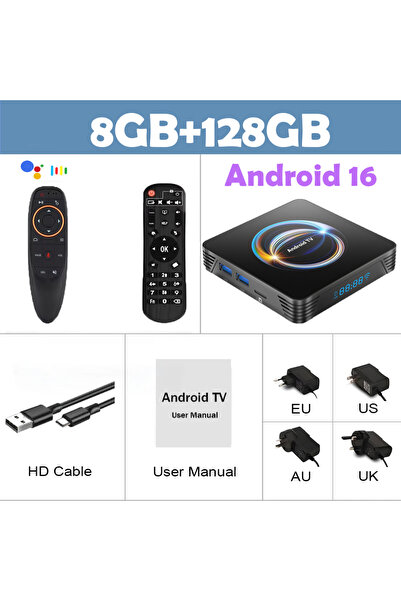Choice4 جهاز استقبال تلفزيوني ذكي X66 بنظام أندرويد 16 مع قابس أوروبي، ذاكرة ...
