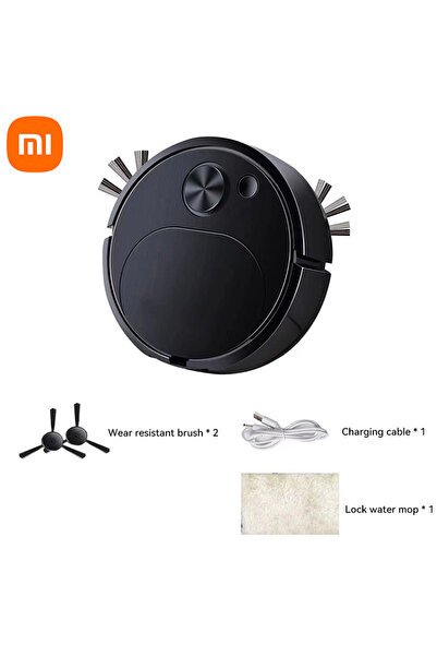 Choice مكنسة كهربائية أرضية أوتوماتيكية سوداء 3 في 1 بقوة 1500 باسكال قابلة ل...