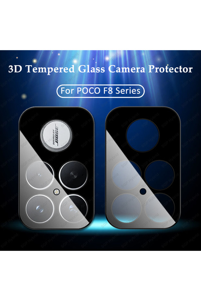 Choice واقي شاشة وكاميرا ثلاثي الأبعاد منحني من الزجاج المقوى، قطعتان، لهاتف ...