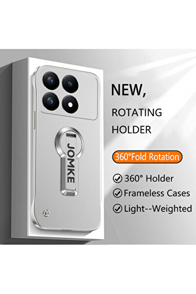 Choice8 غلاف هاتف شاومي 15T فضي معدني مطلي، نحيف بدون إطار، متوافق مع هواتف 1...