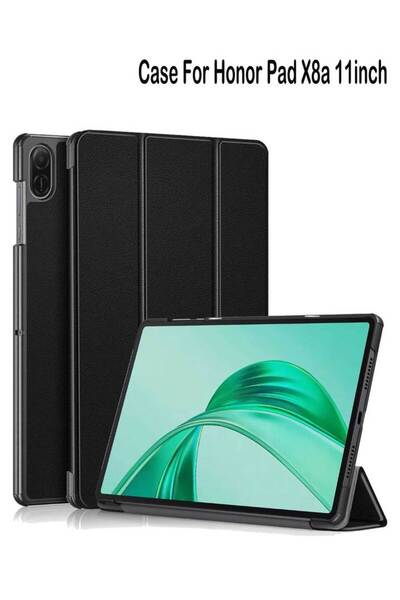 Choice1 جراب أسود للتابلت Honor Pad X8a مقاس 11 بوصة، غطاء واقٍ مصنوع من جلد ...