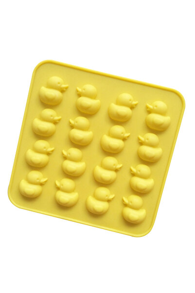 Choice BT600-1C Silicone Mini Duckling Cholate Mold Jelly Blk Bar Mold Epoxy ...
