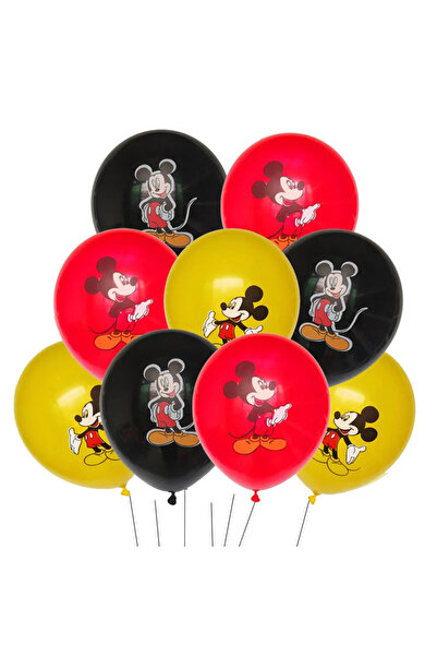 Choice3 مجموعة تزيين بالونات ميكي ماوس اللاتكسية مقاس 12 بوصة - 4 قطع - 20 قط...
