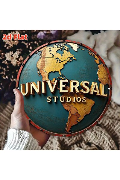 Choice لوحة جدارية معدنية عتيقة بشعار استوديوهات خضراء، مقاس 20 × 20 سم (7.87...