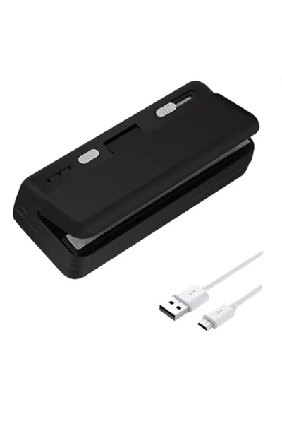 Choice1 black Mini Plastic Bag Sealer Heat Bag Sealing Machine Food Packaging...