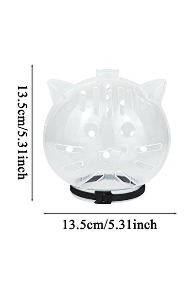 Choice1 كمامة قطط شفافة قابل للتنفس، غطاء وجه للقطط الصغيرة للاستحمام وإزالة ...