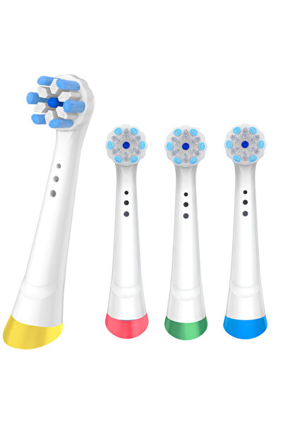 Choice4 ٤ رؤوس فرشاة بديلة بيضاء (٤/٨ قطع) متوافقة مع فرش أورال-بي الكهربائية...