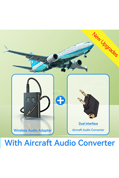 Choice محول بلوتوث لاسلكي جديد مع جهاز إرسال واستقبال صوتي، منفذ AUX 3.5 ملم،...