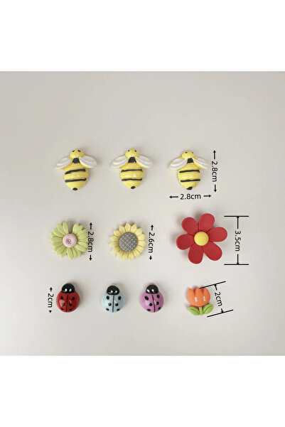 Choice مجموعة من 10 قطع من مغناطيسات الثلاجة البيضاء الرائعة، متينة وقوية الت...