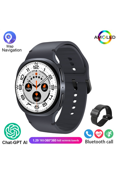 choice2 Black mesh belt 2025 New Watches 8 Mini GPS Track Smart Watch For Men...