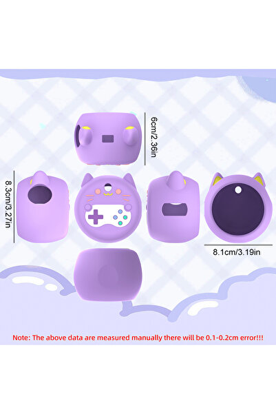 choice2 1PCS Purple Cute Silicone Case Protective Skin Sleeve Anti-fall Silic...
