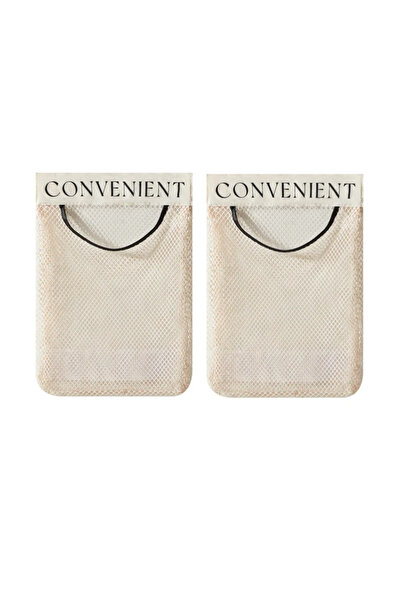 Choice1 قطعتان من حقيبة التخزين الشبكية المتينة متعددة الأغراض، قابلة لإعادة ...