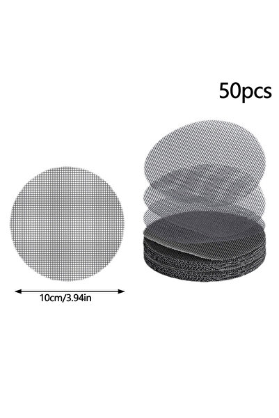 Choice1 10cm 50pcs Pot Hole Mesh Pad Grid Round Drainage Hole Screen For Pot ...