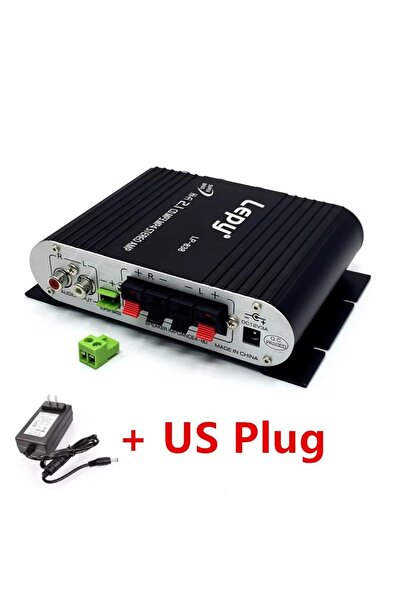 Choice3 black with US Plug Lepy LP-838 HIFI Amplifier 2.1 Channel Subwoofer A...