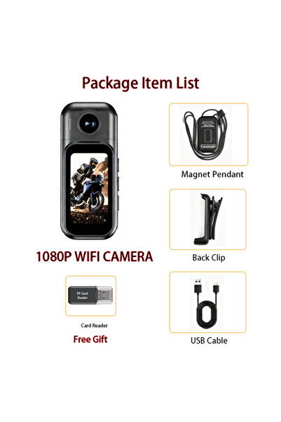 Choice NO TF Card X50 BK Lite X50 Pro POV Body Camera 1080P HD Ultra Compact ...