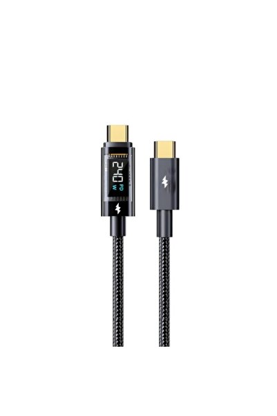 Choice 2m Black C to C 240W Dual Type C Quick Charging Data Transfer Cable US...