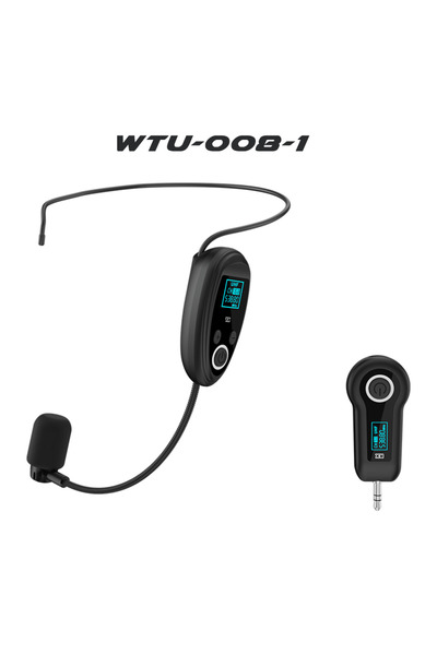 Choice1 ميكروفون سماعة رأس لاسلكي WTU-008-1 يجمع بين وظيفتي الميكروفون اليدوي...