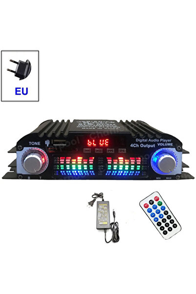 Choice EU Plug HiFi Sound Amplifier 4 Channel Digital Audio Bluetooth Amplifi...