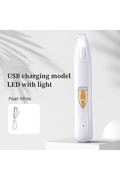 Choice3 LED USB White 1pc Electric Pet Clippers Cats Dog Foot Hair Trimmer US...