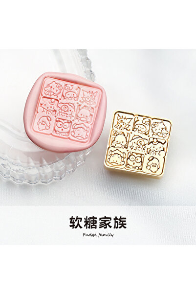 Choice6 ختم شمعي برأس على شكل حيوانات لطيفة، مقاس 25×25 مم، مناسب للبطاقات وا...