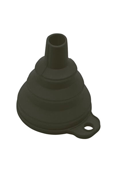 Choice قمع صغير أسود قابل للطي مصنوع من السيليكون، سهل الحمل، مناسب لخزانات ا...