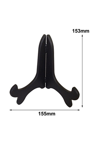 Choice Black 1PC Wooden Display Stand Dish Rack Plate Bowl Frame Photo Book P...