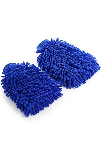 Choice4 Blue Car Wash Glove Coral Mitt Soft Anti-scratch for Car Wash Multifu...