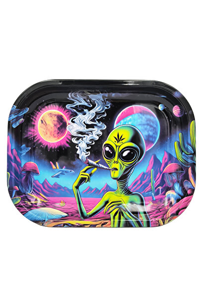 Choice12 صينية لف التبغ المعدنية G 7X5.5 بوصة، طبق متعدد السجائر، علبة تخزين،...