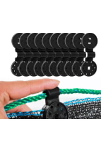 choice2 FSWGDKK-50PCS 10/100 قطعة مشابك بلاستيكية شديدة التحمل ذات قبضة قوية ...