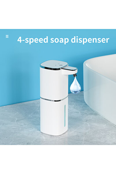 choice2 جل أبيض، سعة 400 مل، سعة كبيرة، بدون لمس، يُوضع على سطح الطاولة أو يُ...