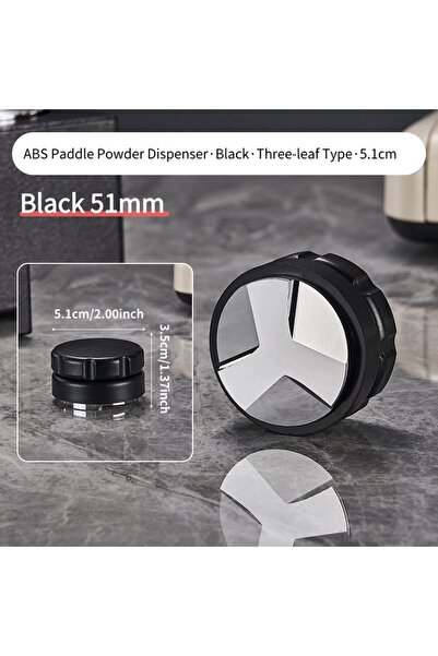 Choice5 Black 51mm Coffee Distributor Espresso Distribution Tool/Leveler 3 An...