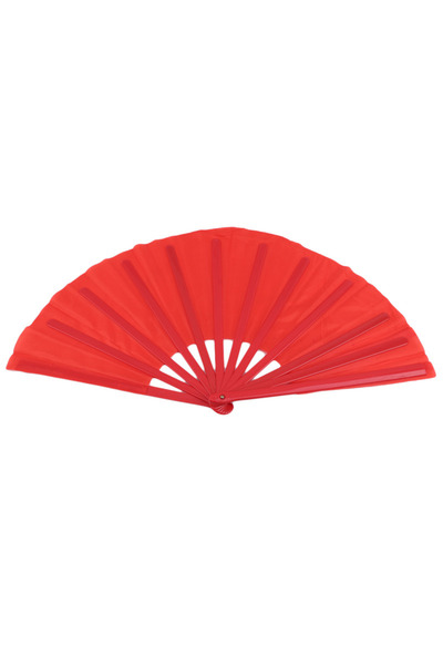 Choice1 Red Large Kung Fu Sound Fan Plastic Bone Martial Arts Performance Ele...