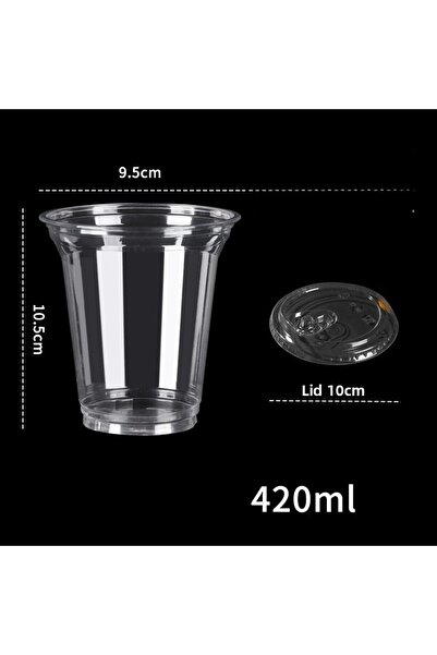 Choice1 10pcs 16OZ 12/16/20oz Disposable Transparent Plastic Cup Leakproof Sh...