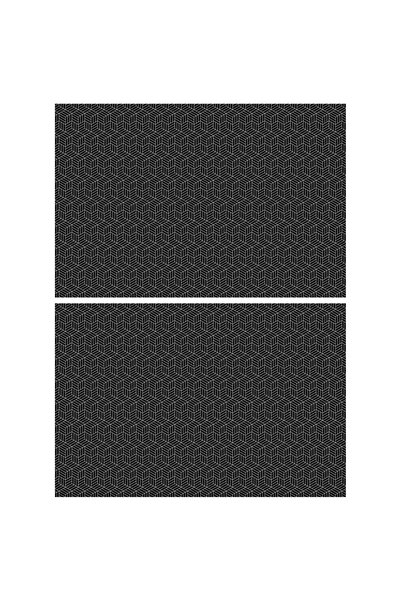 Choice5 حصيرة سيليكون سوداء مقاس 52×78 سم، قطعتان، لسطح موقد الحث الحراري، غط...