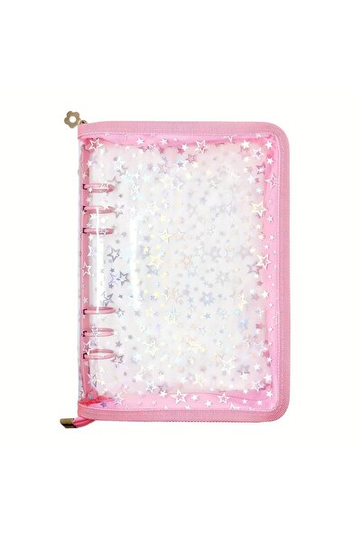 Choice3 Pink Sticker Storage Organizer Binder A5 Sticker Collecting Book Reus...