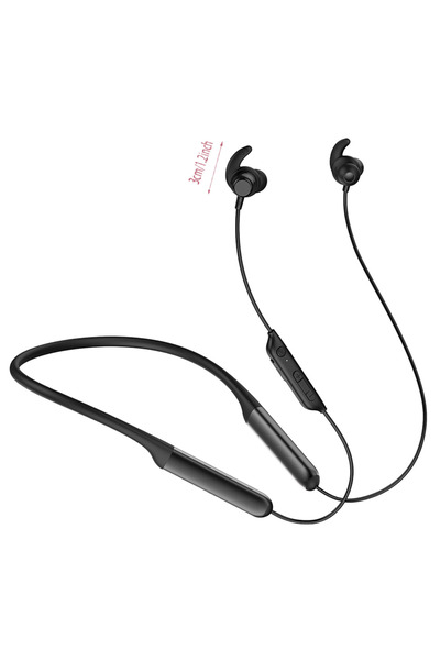 Choice سماعات رأس لاسلكية Nurati N1 Sport Bluetooth سوداء اللون، مزودة بتقنية...
