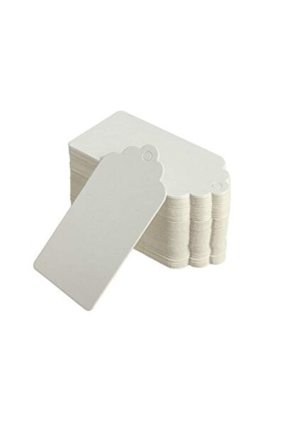 choice2 WHITE 100pcs 5*3cm Packaging Label Brown Kraft /black/white Paper Tag...