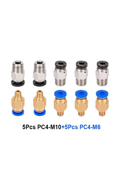 Choice1 مجموعة متنوعة الأحجام من 10 قطع من موصلات الهواء المضغوط لطابعات ثلاث...