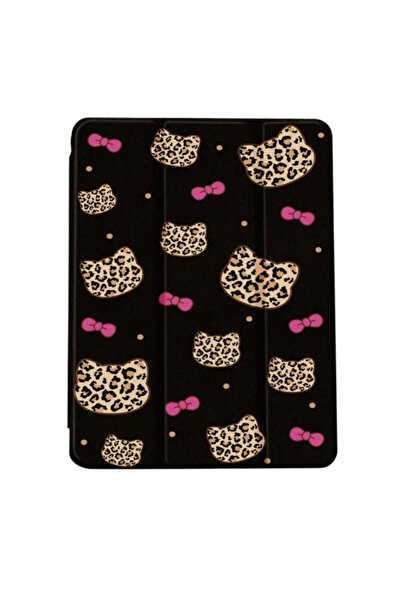 Choice8 جراب iPad 10 مقاس 10.9 بوصة SMTSEP33 مطبوع بنقشة الفهد، وعين القطة، و...