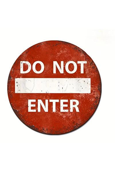 Choice15 لوحة معدنية دائرية مقاس 20×20 سم، 10 قطع، لتزيين مدخل محطة الوقود.