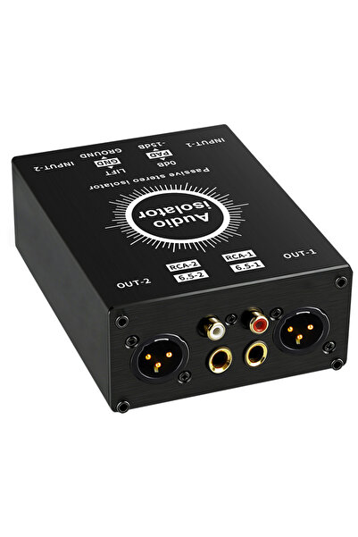 Choice عازل صوتي قطعة واحدة، عازل RCA، فلتر ضوضاء صوتية XLR 6.35، عازل ضوضاء ...