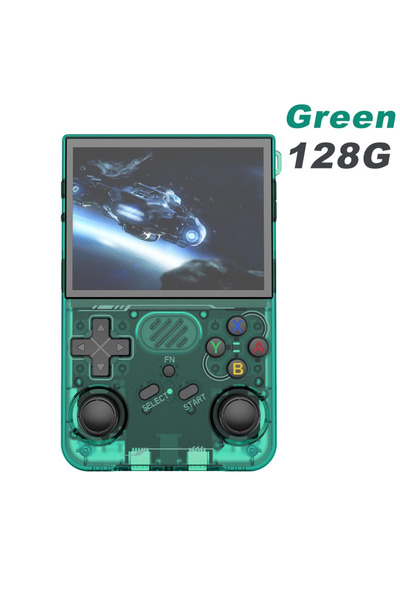 Choice وحدة تحكم ألعاب محمولة باليد BOYHOM R36XX المطورة باللون الأخضر سعة 12...