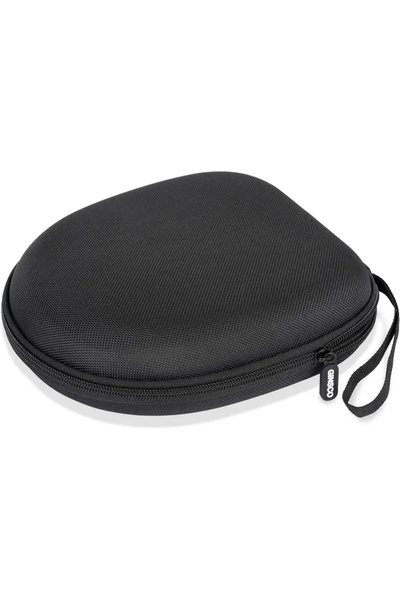 Choice حافظة صلبة سوداء لسماعات الأذن بتقنية البلوتوث، حقيبة تخزين محمولة للس...