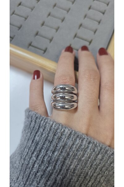 ARTEMİSİA Premium Design Bubble Sparkling Women's Ring Adjustable Without Size