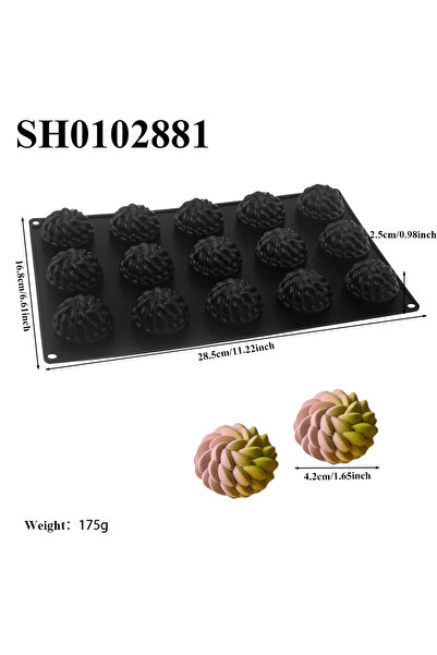 Choice1 قالب سيليكون على شكل زهرة لكعكة موس سانت آن، قالب حلوى الشوكولاتة، قا...