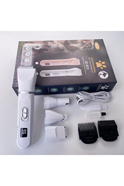 Choice1 WHITE 4-In-1 Pet Grooming And Care Set 4Different Blades Pet Hair Sha...
