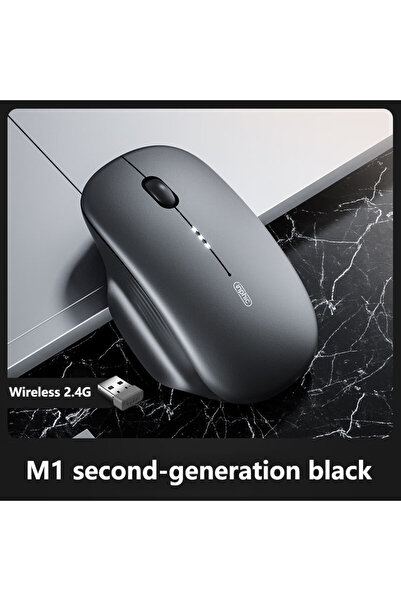 Choice1 إنفيك M1-2 أسود، إنفيك M1 الجيل الثاني ماوس لاسلكي 2.4 جيجا هرتز، منف...