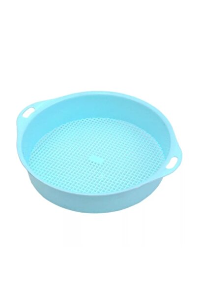 Choice Blue Multi-use Soil Sieve Sifter Round Sifting Strainer Sand Screen Fi...
