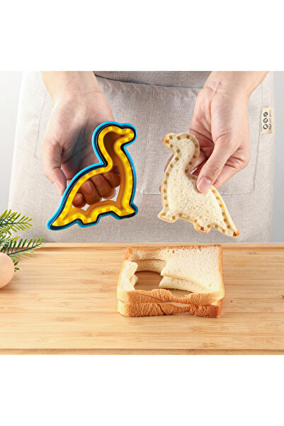 Choice آلة تقطيع وتغليف شطائر الديناصورات الزرقاء والصفراء، وآلة تقطيع البسكو...